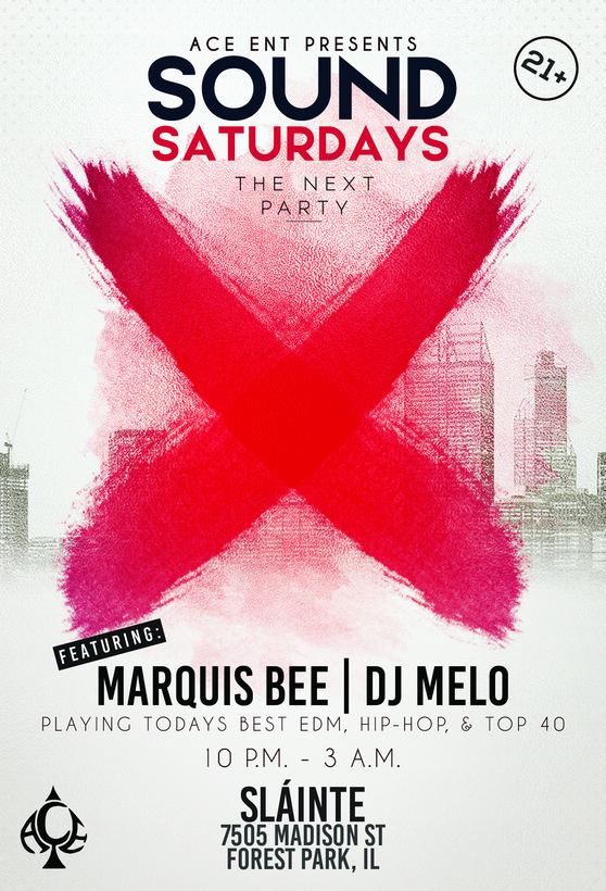 Sound Saturdays flyer, Sláinte, Forest Park